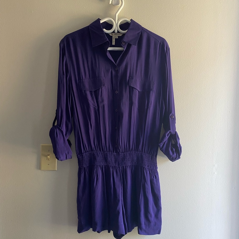 BCBGeneration Romper. Size M. Deep Purple.